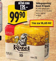 PIVO VELKOPOPOVICK� KOZEL 10