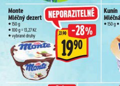MONTE MLÉČNÝ DEZERT
