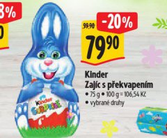 KINDER ZAJ�C S P�EKVAPEN�M