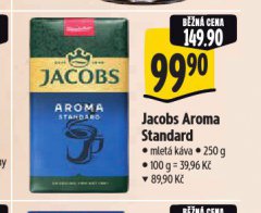 JACOBS AROMA STANDARD MLET� K�VA