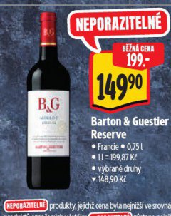 BARTON & GUESTIER RESERVE