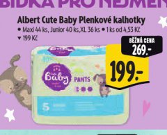 ALBERT CUTE BABY PLENKOV� KALHOTKY