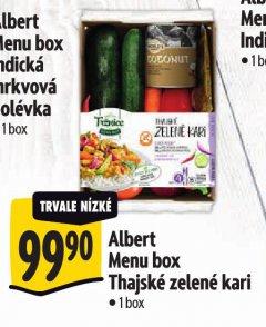 ALBERT MENU BOX THAJSK� ZELEN� KARI