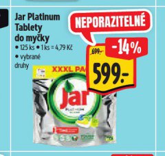 JAR PLATINUM TABLETY DO MY�KY