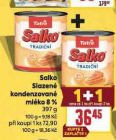 SALKO ML�KO KONDENZOVAN�