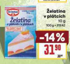 DR. OETKER �ELATINA V PL�TC�CH