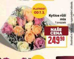 KYTICE RŮŽÍ MIX
