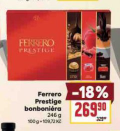 FERRERO PRESTIGE BONBONI�RA