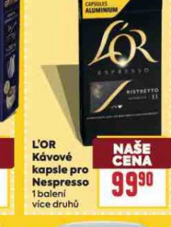 L'OR KÁVOVÉ KAPSLE