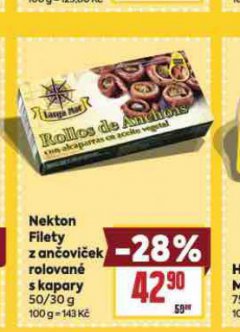 NEKTON FILETY Z AN�OVI�EK ROLOVAN� S KAPARY