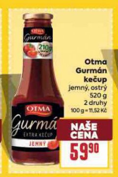 OTMA GURMÁN KEČUP