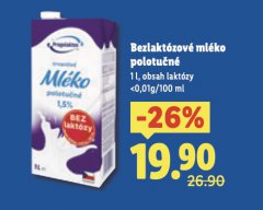 BEZELAKT�ZOV� ML�KO POLOTU�N�