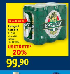 PIVO RADEGAST R�ZN� 10