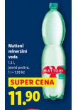 MATTONI MINER�LN� VODA