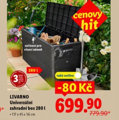 UNIVERZ�LN� ZAHRADN� BOX 280 L