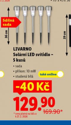 SOL�RN� LED SV�TIDLO