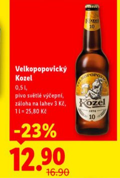 PIVO VELKOPOPOVICK� KOZEL