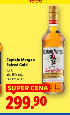 CAPTAIN MORGAN SPICED GOLD