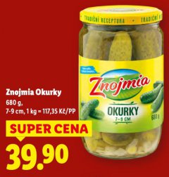 ZNOJMIA OKURKY