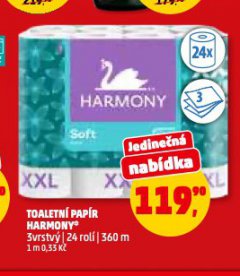 HARMONY TOALETN� PAP�R