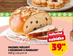 MAZANE M�SLOV� S ROZINKAMI A MANDLEMI