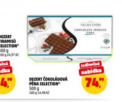 DEZERT �OKOL�DOV� P�NA SELECTION