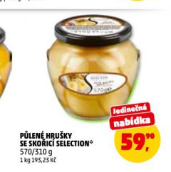 P�LEN� HRU�KY SE SKO�IC� SELECTION