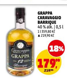 GRAPPA CARAVAGGIO BARRIQUE SELECTION