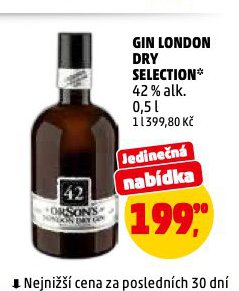 GIN LONDON DRY SELECTION
