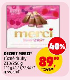 DEZERT MERCI