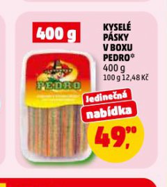 KYSEL� P�SKY V BOXU PEDRO