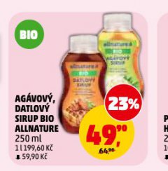 AG�VOV� SIRUP BIO ALLNATURE