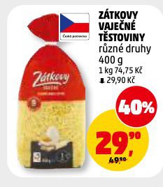 ZÁTKOVY VAJEČNÉ TĚSTOVINY