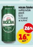 PIVO HOLBA ŠERÁK