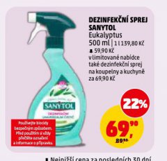 DEZINFEK�N� SPREJ SANYTOL