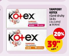 KOTEX TAMPONY