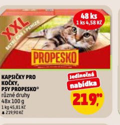 PROPESKO KAPSIČKY PRO PSY