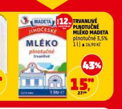 MLÉKO TRVANLIVÉ PLNOTUČNÉ