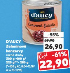 D' AUCY ZELENINOVÉ KONZERVY