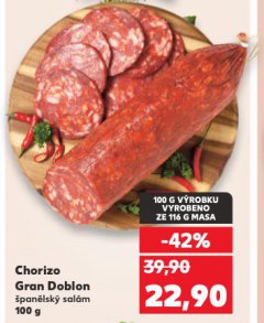 CHORIZO GRAN DOBLON