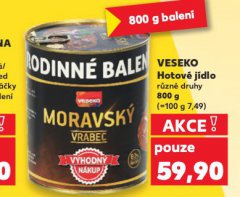 VESEKO HOTOVÉ JÍDLO