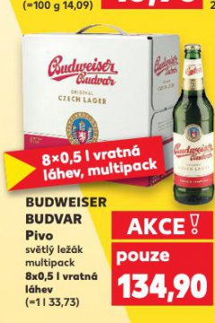 PIVO BUDWEISER BUDVAR