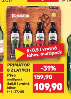 PIVO PRIMÁTOR 8 ZLATÝCH