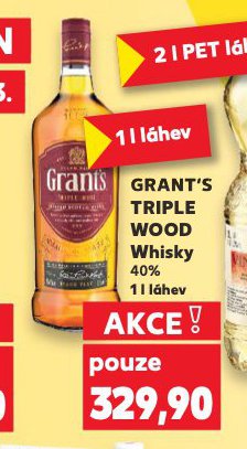 GRANT'S TRIPLE WOOD WHISKY