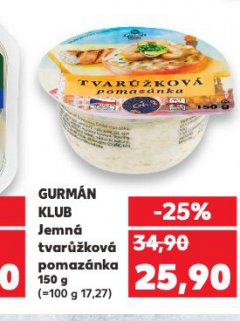 GURM�N KLUB JEMN� TVARَKOV� POMAZ�NKA