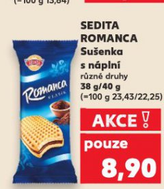 SEDITA ROMANCA SUŠENKA S NÁPLNÍ