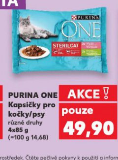PURINA ONE KAPSIČKY PRO PSY