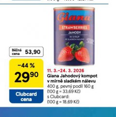 GIANA JAHODOV� KOMPOT