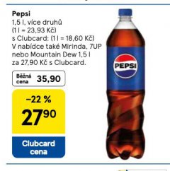 PEPSI, MIRINDA, 7UP, MOUNTAIN DEW