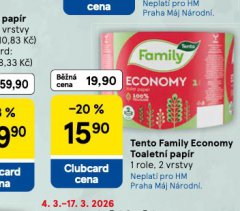 TENTO FAMILY ECONOMY TOALETN� PAP�R